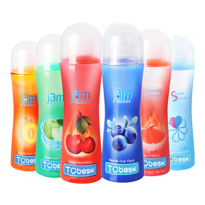 100ml 신체 안전 윤활료 과일 식용 맛 윤활료 청소가 쉽다