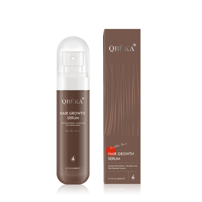 유니섹스 80ml QBEKA 폴리고넘 멀티플로럼 헤어 성장 액체 15 일 후집 활성화를 위해