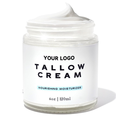 맞춤식 풀 먹이 쇠고기  Tallow Balsam Moisturizer Cream 100% 자연 로션 민감한 피부