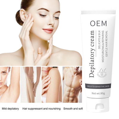 민감한 피부 부드러운 탈모를 위해 우리의 허브 depilatory 크림을 시도 비키니 / 친밀