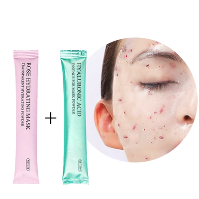 맞춤형 크리스탈 코리아 껍질 벗기 잎자루 가루 히알루론산과 얼굴 젤리 마스크