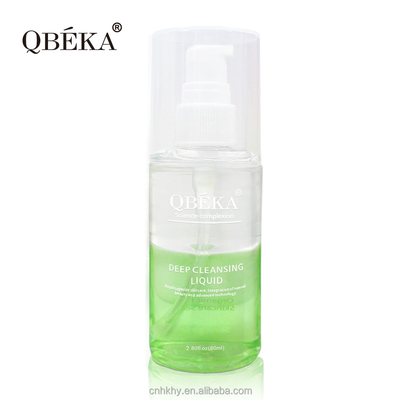 80ml 부피 깊이 청소 물 메이크업 제거기 여성용 깨끗하고 잔해 없는