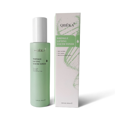 QBEKA 주름 제거 젊은 피부 관리 토너 얼굴 100ml 항 노화