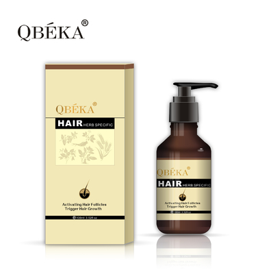 개인 레이블 100ml 안티 헤어 패스 토닉 식물성 허브 헤어 성장 액체