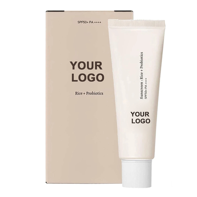 성별 여성 프로바이오틱스 자외선 차단제 SPF 50 얼굴 몸용 자외선 차단제 사용자 지정 라벨