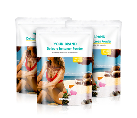 파우더 자외선 차단제 SPF 건조 자외선 차단제 미네랄 파우더 UVA 및 UVB SPF