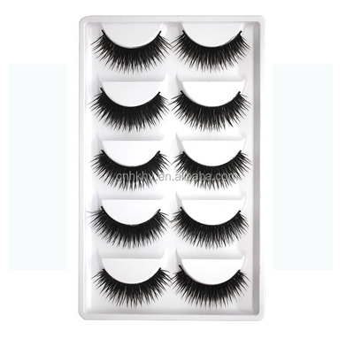 10mm-15mm 천연 긴 가짜 안구 5 쌍 합성 색발 확장