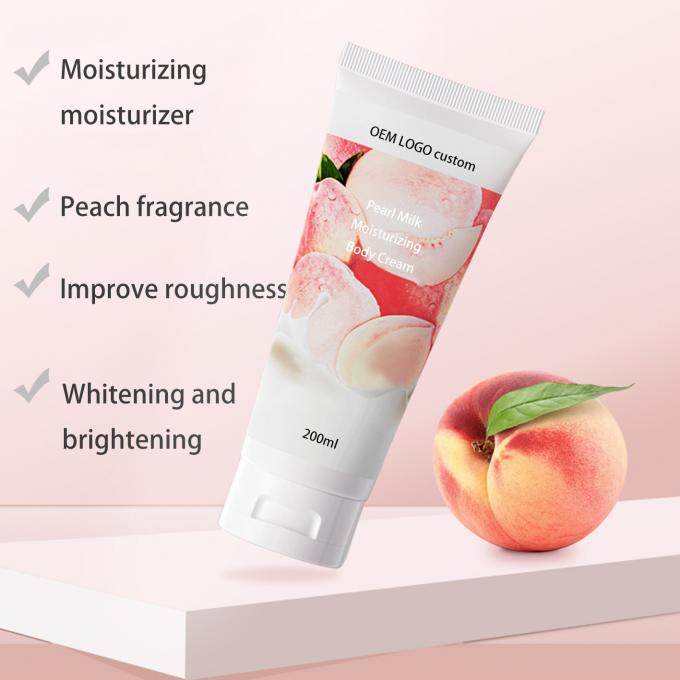 OEM/ODM 피부 관리 몸 용액 진주 우유 영양성 몸 크림 200ml 0