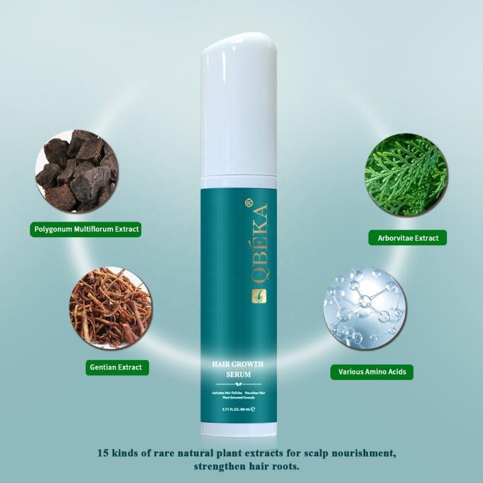 80ml 헤어 성장 오일 개인 레이블 제품 전문 QC 팀 탈모 방지 세럽 9