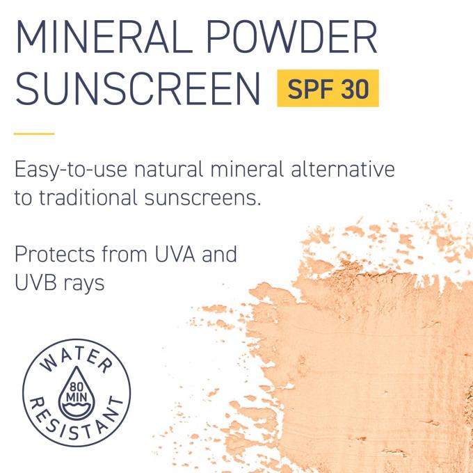 광물 분말 광대 스펙트럼 UVA/UVB 보호 SPF 30 여자 가 갈 것 1