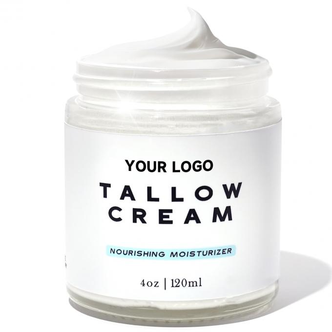 맞춤식 풀 먹이 쇠고기  Tallow Balsam Moisturizer Cream 100% 자연 로션 민감한 피부 0