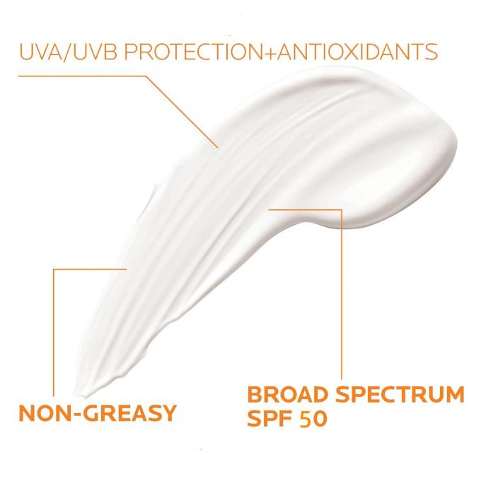 SPF 50 남성용 자외선 차단제 광대 스펙트럼 UVA/UVB 보호 가볍고 흰색 가루가 없다 1