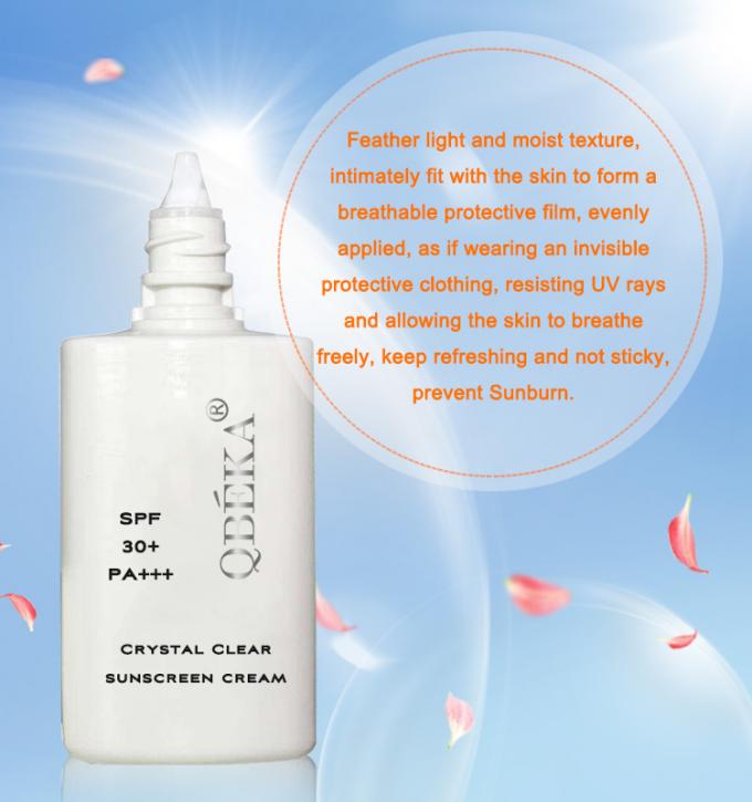 안전하고 효과적인 보호를 위해 판테놀 투여 몸 얼굴 자외선 차단제 SPF 50 0