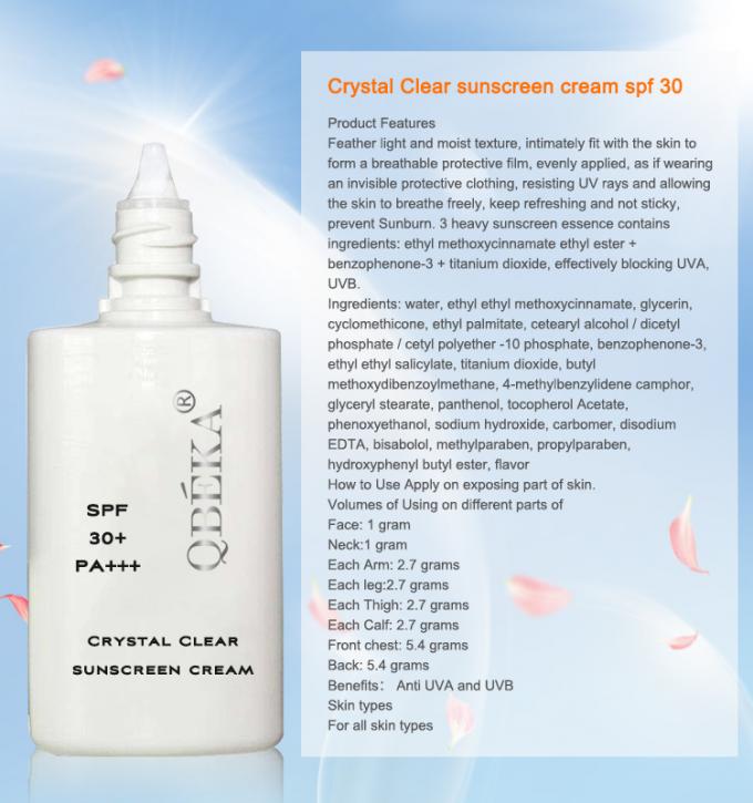 안전하고 효과적인 보호를 위해 판테놀 투여 몸 얼굴 자외선 차단제 SPF 50 2