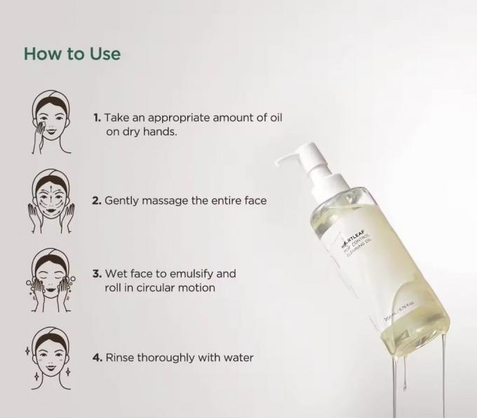 개인 레이블 지원 맞춤 Heartleaf 포어 제어 청소 기름 얼굴 청소 1