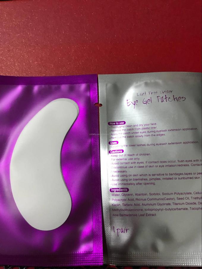 보라색 눈 아래 패드 눈 젤 치료용 린트 무료 수소 젤 눈 패치 1